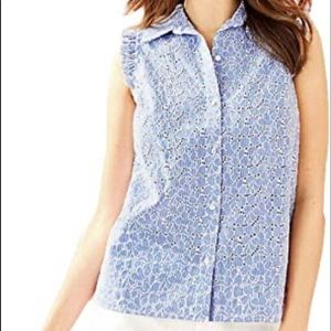 Lilly Pulitzer Lenox Top NWT $128 Large